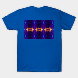 Glowing Alien Flower Chain T-Shirt